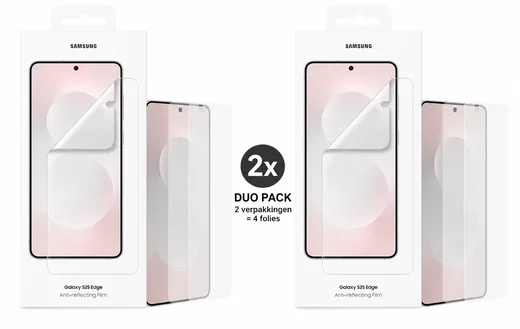 2x 2-pack Originele Samsung Galaxy S25 Edge Screen Protector afbeelding 1