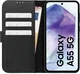 Rosso Element Modern Samsung Galaxy A55 Hoesje Book Case Wallet Zwart afbeelding 3