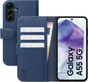 Rosso Element Modern Samsung Galaxy A55 Hoesje Book Case Wallet Blauw