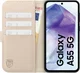 Rosso Element Modern Samsung Galaxy A55 Hoesje Book Case Wallet Beige afbeelding 3
