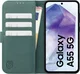 Rosso Element Modern Samsung Galaxy A55 Hoesje Book Case Wallet Licht Groen afbeelding 3