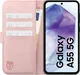Rosso Element Modern Samsung Galaxy A55 Hoesje Book Case Wallet Roze afbeelding 3