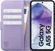 Rosso Element Modern Samsung Galaxy A55 Hoesje Book Case Wallet Paars afbeelding 3