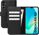 Rosso Element Modern Samsung Galaxy A16 Hoesje Book Case Wallet Zwart