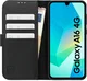 Rosso Element Modern Samsung Galaxy A16 Hoesje Book Case Wallet Zwart afbeelding 3