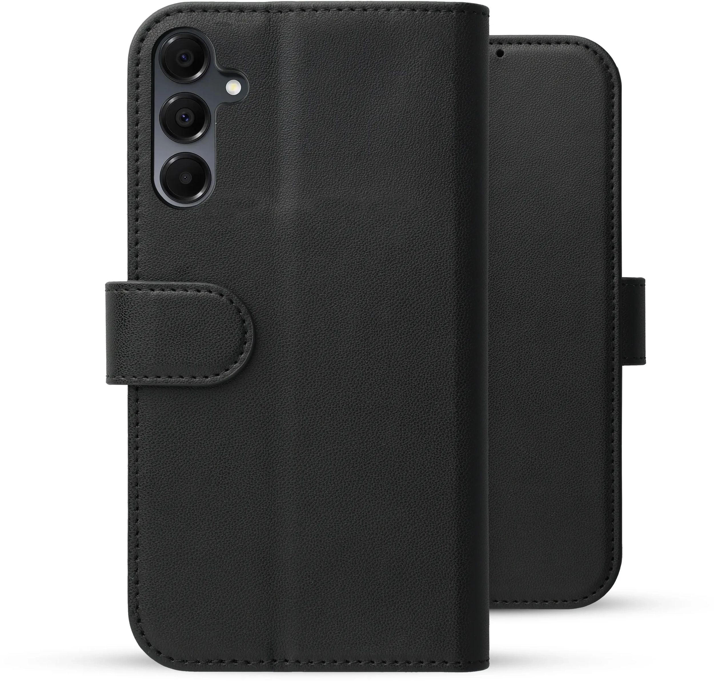 Rosso Element Modern Samsung Galaxy A16 Hoesje Book Case Wallet Zwart afbeelding 2