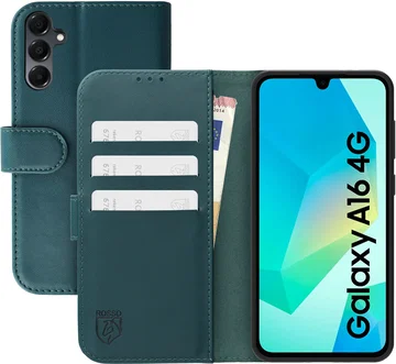 Rosso Element Modern Samsung Galaxy A16 Hoesje Book Case Wallet Groen