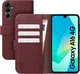 Rosso Element Modern Samsung Galaxy A16 Hoesje Book Case Wallet Burgundy