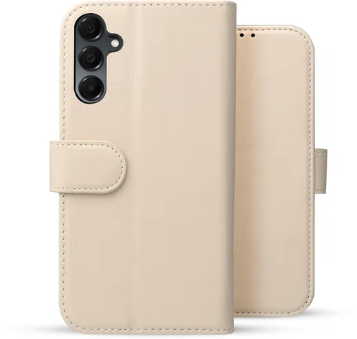 Rosso Element Modern Samsung Galaxy A16 Hoesje Book Case Wallet Beige afbeelding 2