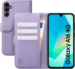 Rosso Element Modern Samsung Galaxy A16 Hoesje Book Case Wallet Paars afbeelding