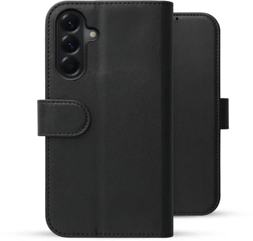 Rosso Element Modern Samsung Galaxy A56 Hoesje Book Case Wallet Zwart afbeelding 2