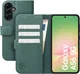 Rosso Element Modern Samsung Galaxy A56 Hoesje Book Case Wallet Licht Groen
