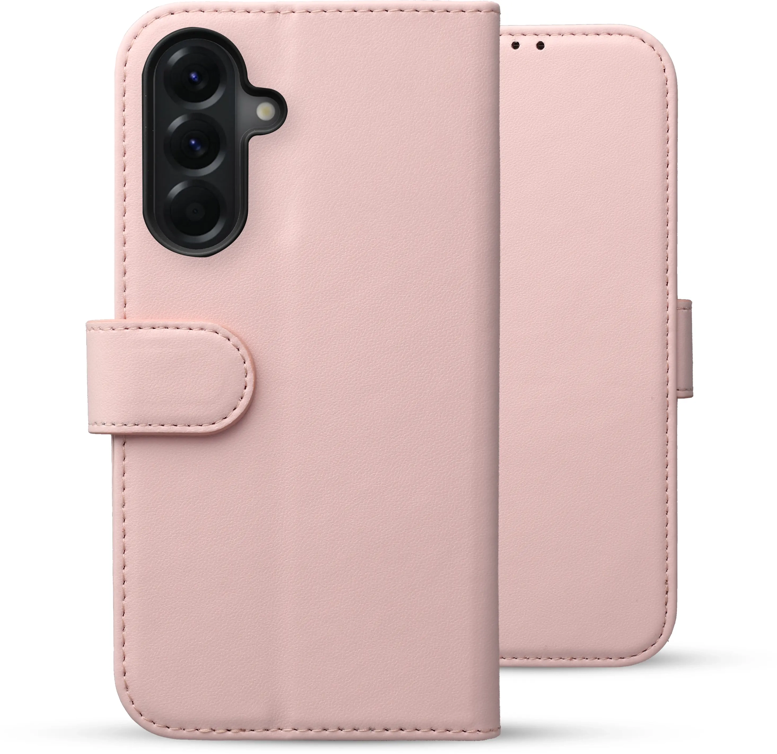 Rosso Element Modern Samsung Galaxy A56 Hoesje Book Case Wallet Roze afbeelding 2