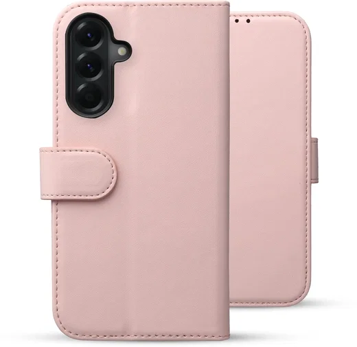 Rosso Element Modern Samsung Galaxy A56 Hoesje Book Case Wallet Roze afbeelding 2