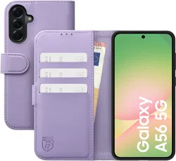 Rosso Element Modern Samsung Galaxy A56 Hoesje Book Case Wallet Paars afbeelding