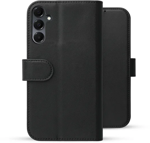 Rosso Element Modern Samsung Galaxy A17 Hoesje Book Case Wallet Zwart afbeelding 2