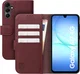 Rosso Element Modern Samsung Galaxy A17 Hoesje Book Case Wallet Burgundy