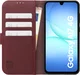 Rosso Element Modern Samsung Galaxy A17 Hoesje Book Case Wallet Burgundy afbeelding 3