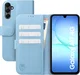 Rosso Element Modern Samsung Galaxy A17 Hoesje Book Case Wallet Licht Blauw afbeelding 1