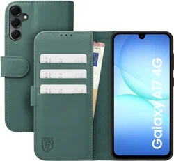Rosso Element Modern Samsung Galaxy A17 Hoesje Book Case Wallet Licht Groen afbeelding