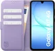 Rosso Element Modern Samsung Galaxy A17 Hoesje Book Case Wallet Paars afbeelding 3