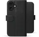 Rosso Element Modern Apple iPhone 17 Hoesje Book Case Wallet Zwart afbeelding 2