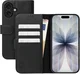 Rosso Element Modern Apple iPhone 17 Hoesje Book Case Wallet Zwart afbeelding 1