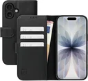Rosso Element Modern Apple iPhone 17 Hoesje Book Case Wallet Zwart