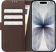 Rosso Element Modern Apple iPhone 17 Hoesje Book Case Wallet Bruin afbeelding 3