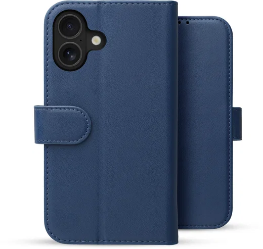 Rosso Element Modern Apple iPhone 17 Hoesje Book Case Wallet Blauw afbeelding 2