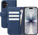 Rosso Element Modern Apple iPhone 17 Hoesje Book Case Wallet Blauw