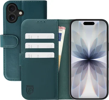 Rosso Element Modern Apple iPhone 17 Hoesje Book Case Wallet Groen