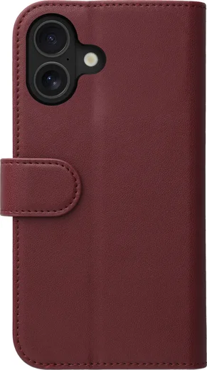 Rosso Element Modern Apple iPhone 17 Hoesje Book Case Wallet Burgundy afbeelding 4