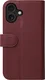 Rosso Element Modern Apple iPhone 17 Hoesje Book Case Wallet Burgundy afbeelding 4