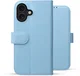 Rosso Element Modern Apple iPhone 17 Hoesje Book Case Wallet Licht Blauw afbeelding 2