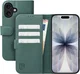 Rosso Element Modern Apple iPhone 17 Hoesje Book Case Wallet Licht Groen