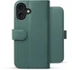 Rosso Element Modern Apple iPhone 17 Hoesje Book Case Wallet Licht Groen afbeelding 2
