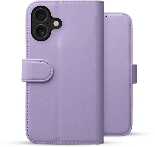 Rosso Element Modern Apple iPhone 17 Hoesje Book Case Wallet Paars afbeelding 2