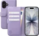 Rosso Element Modern Apple iPhone 17 Hoesje Book Case Wallet Paars