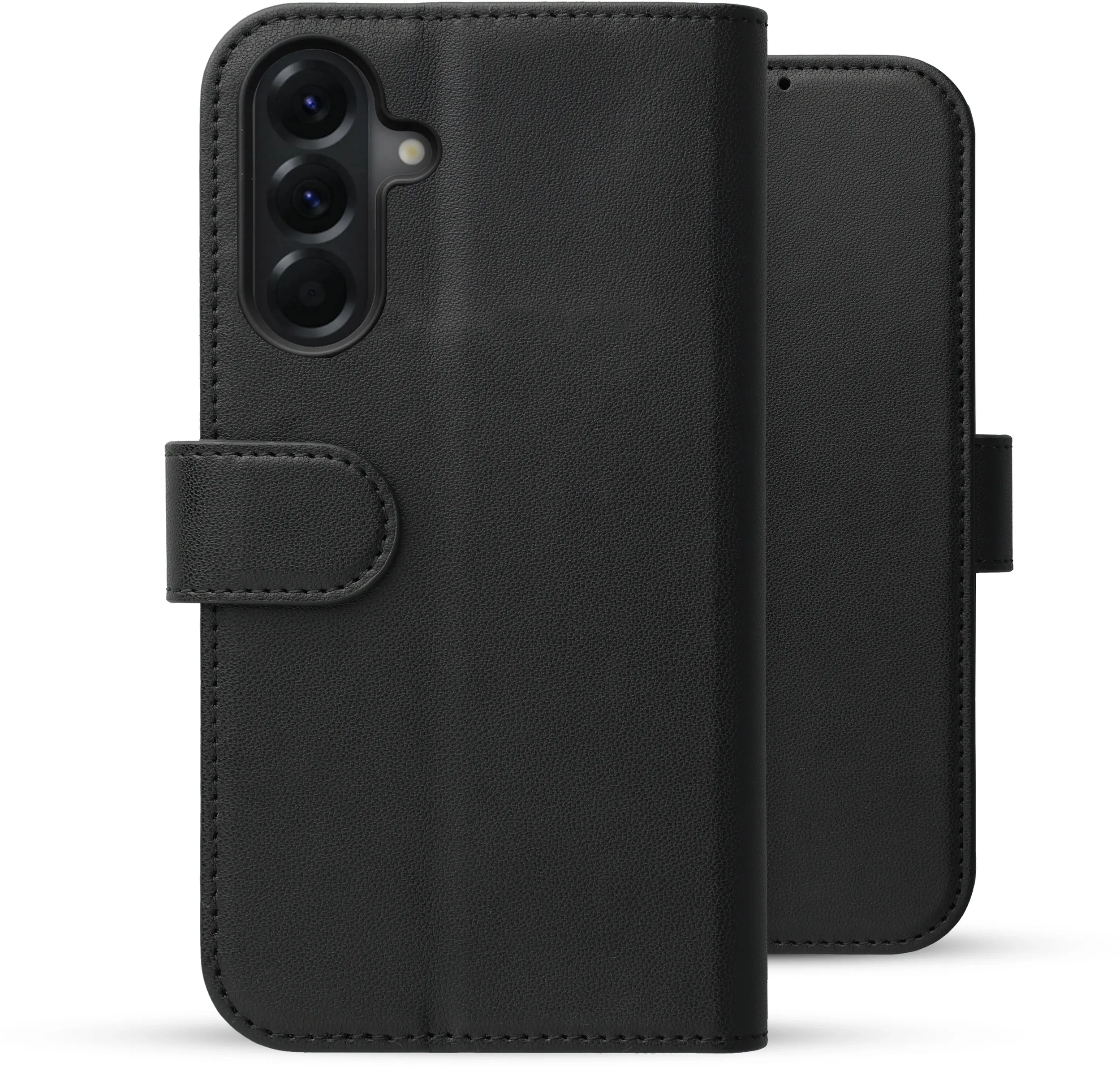 Rosso Element Modern Samsung Galaxy A57 Hoesje Book Case Wallet Zwart afbeelding 2