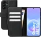 Rosso Element Modern Samsung Galaxy A57 Hoesje Book Case Wallet Zwart afbeelding 1