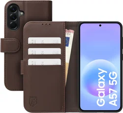 Rosso Element Modern Samsung Galaxy A57 Hoesje Book Case Wallet Bruin afbeelding