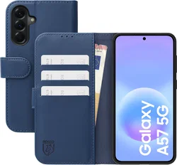 Rosso Element Modern Samsung Galaxy A57 Hoesje Book Case Wallet Blauw afbeelding