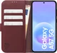 Rosso Element Modern Samsung Galaxy A57 Hoesje Book Case Wallet Burgundy afbeelding 3