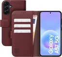 Rosso Element Modern Samsung Galaxy A57 Hoesje Book Case Wallet Burgundy