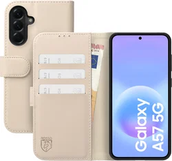 Rosso Element Modern Samsung Galaxy A57 Hoesje Book Case Wallet Beige afbeelding