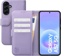 Rosso Element Modern Samsung Galaxy A57 Hoesje Book Case Wallet Paars afbeelding