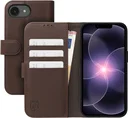 Rosso Element Modern Apple iPhone 17e / 16e Hoesje Book Case Wallet Bruin