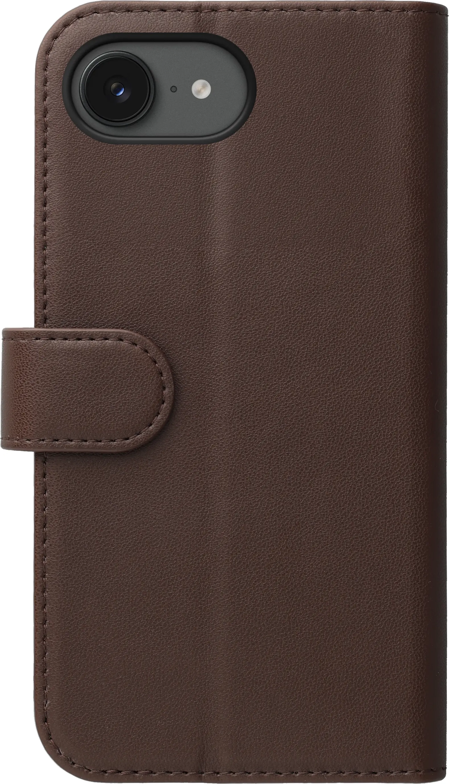 Rosso Element Modern Apple iPhone 17e / 16e Hoesje Book Case Wallet Bruin afbeelding 4