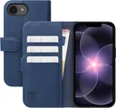 Rosso Element Modern Apple iPhone 17e / 16e Hoesje Book Case Wallet Blauw